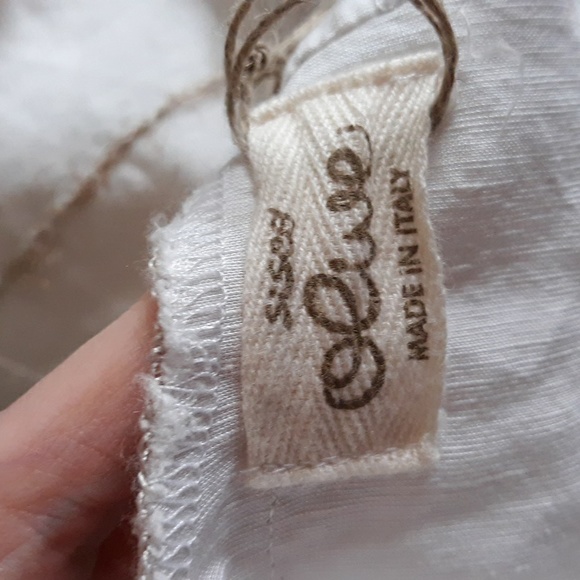 NWT Olive Italy boutique dress girls size 10 linen blend - Picture 7 of 7